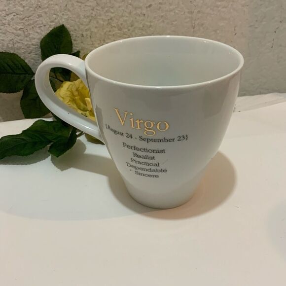 Nice VIRGO Large WORLD MARKET Zodiac Sign Coffee Mug Rare MINTY G2 - Picture 3 of 6